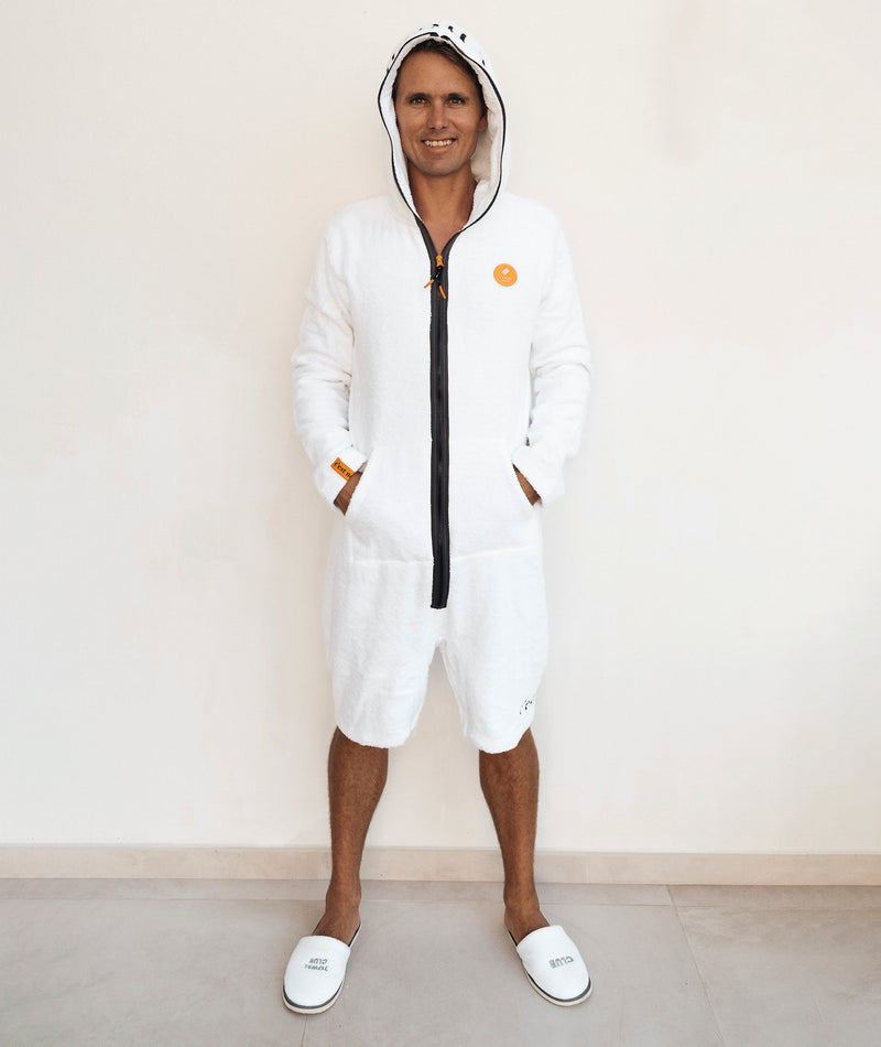 Towel Club x c'est normal Towel Jumpsuit White