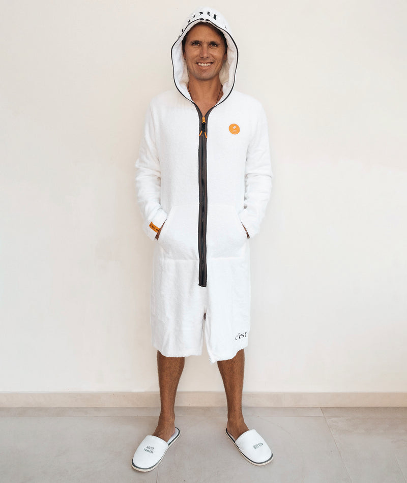 Towel Club x c'est normal Towel Jumpsuit White