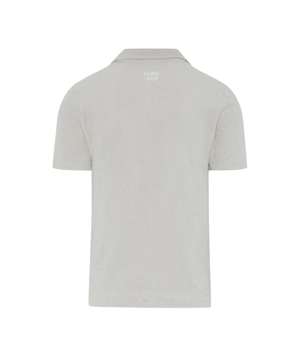Towel Piqué Shirt Light Grey
