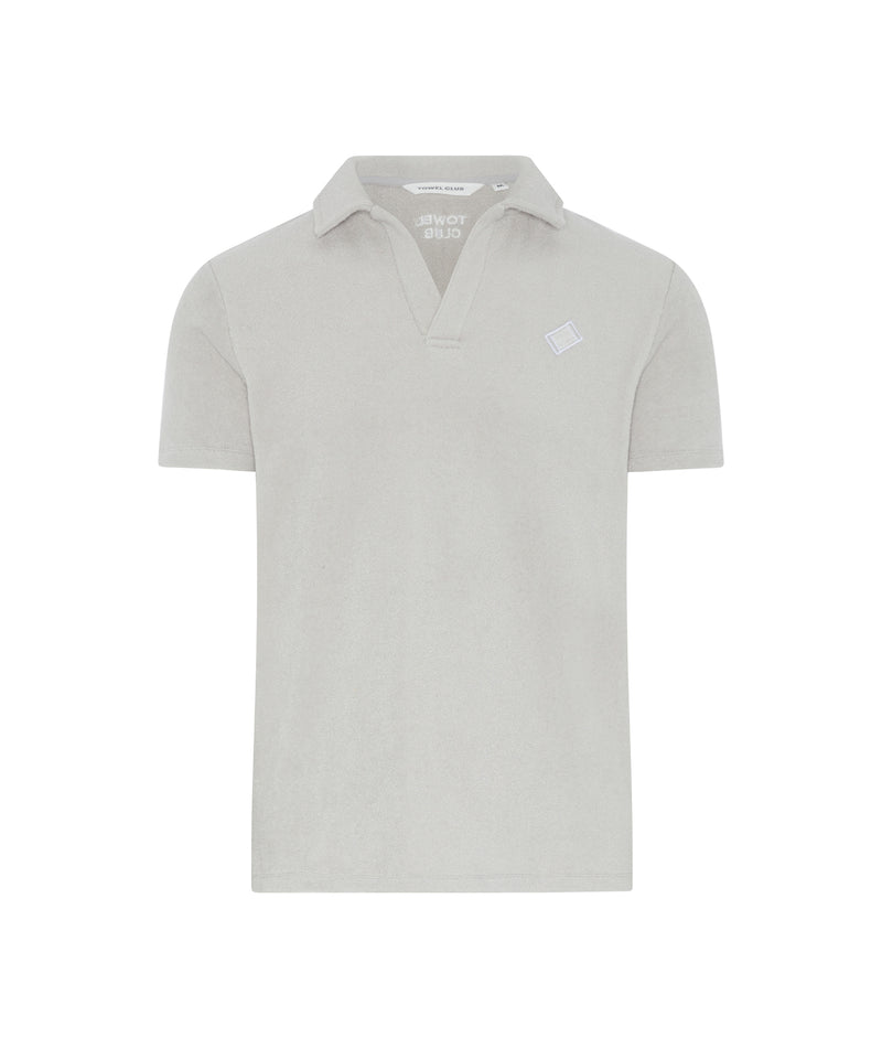 Towel Piqué Shirt Light Grey