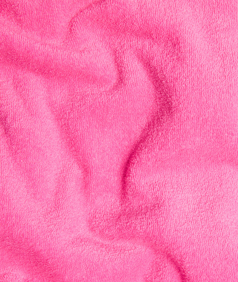 Towel Short Slim Jumpsuit Pink