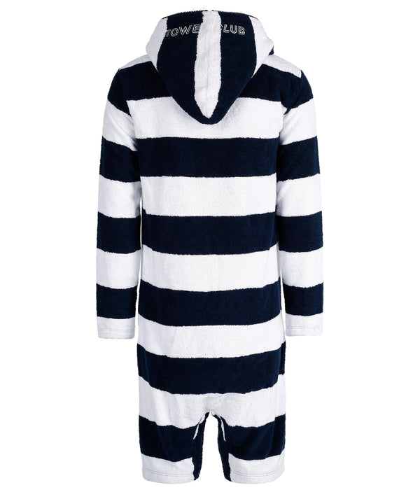 Towel Jumpsuit Navy Striped