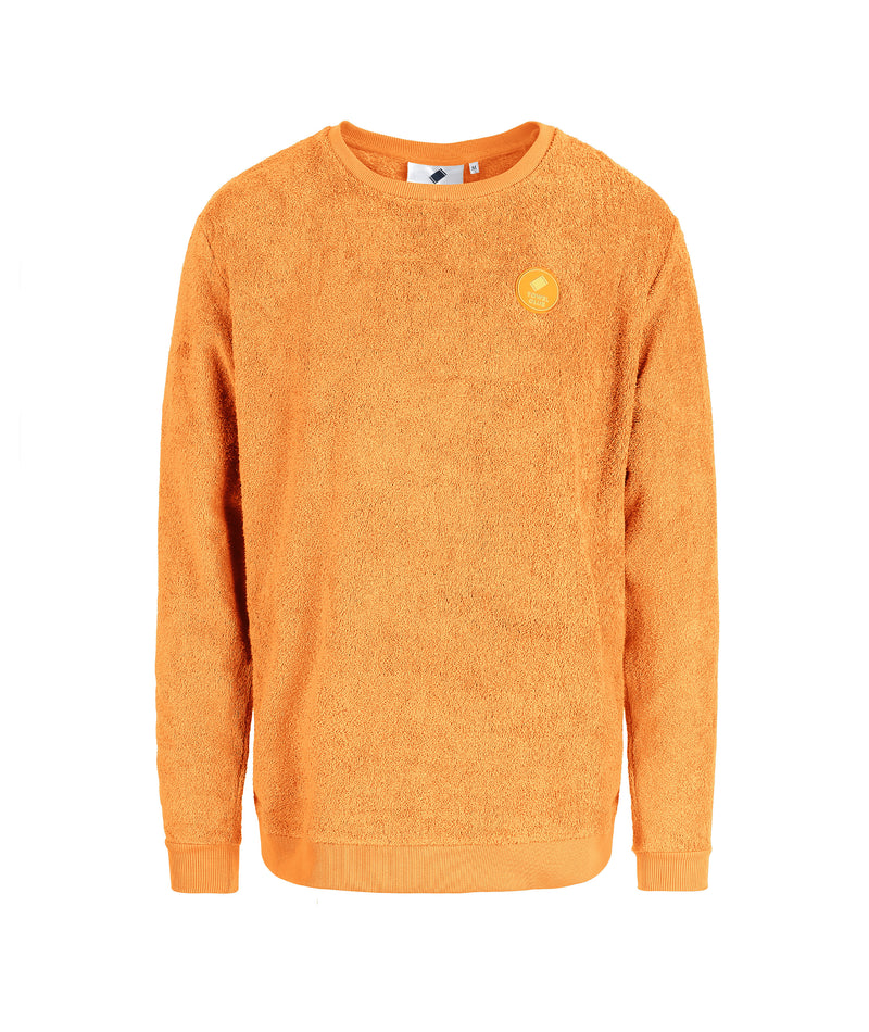 Towel Crewneck Bleached Mango