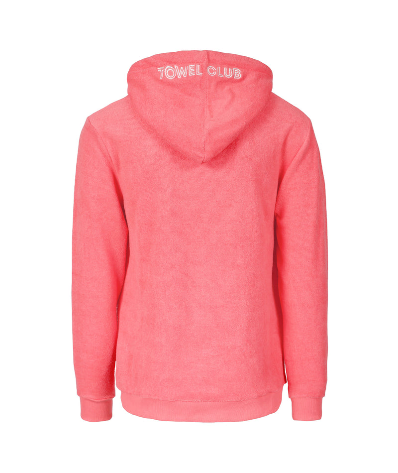 Towel Hoodie Coral