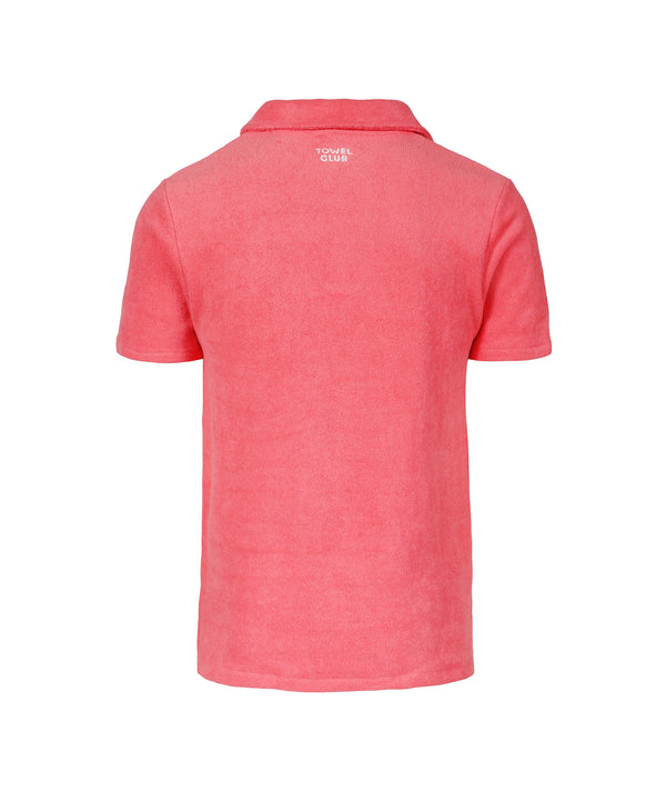 Towel Piqué Shirt Coral