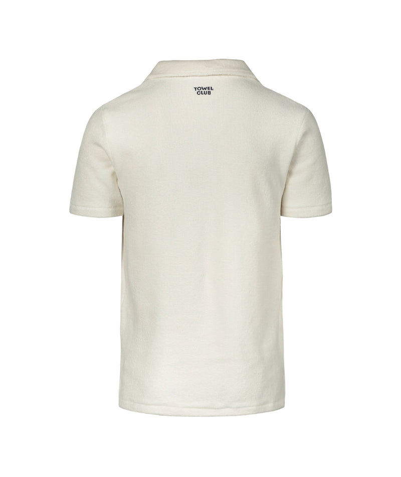 Towel Piqué Shirt Off White