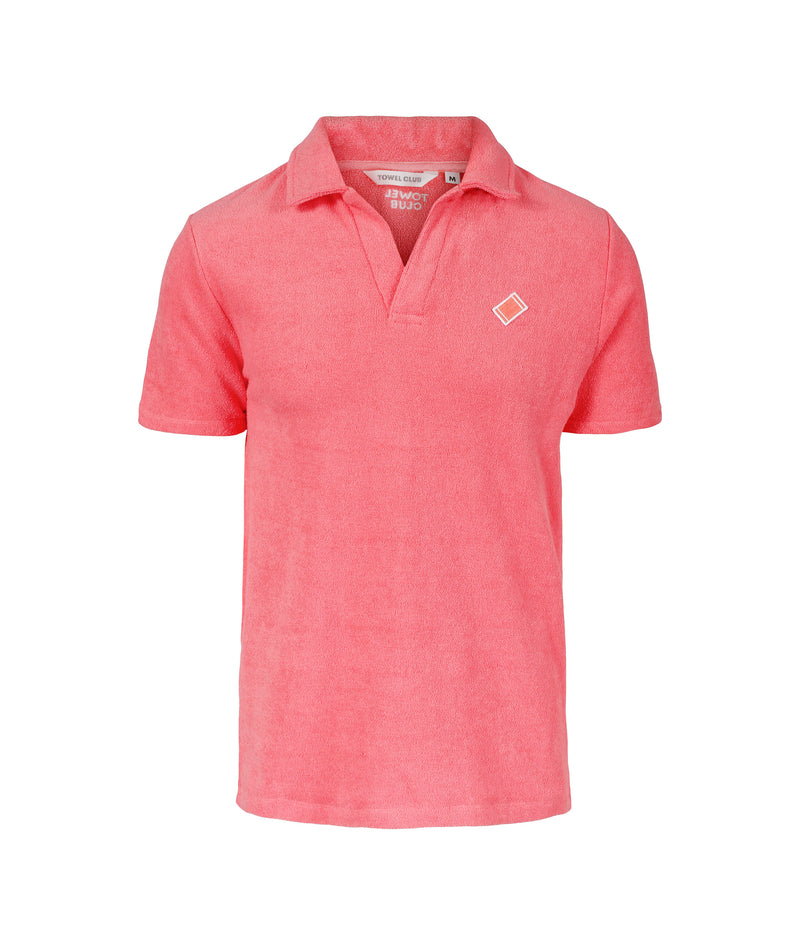 Towel Piqué Shirt Coral