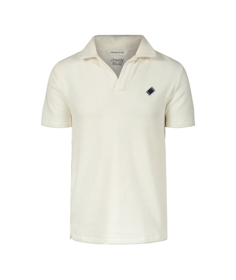 Towel Piqué Shirt Off White