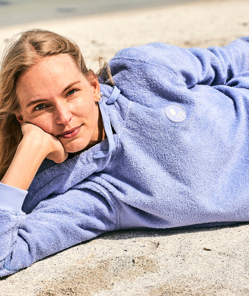 Towel Hoodie Soft Violet