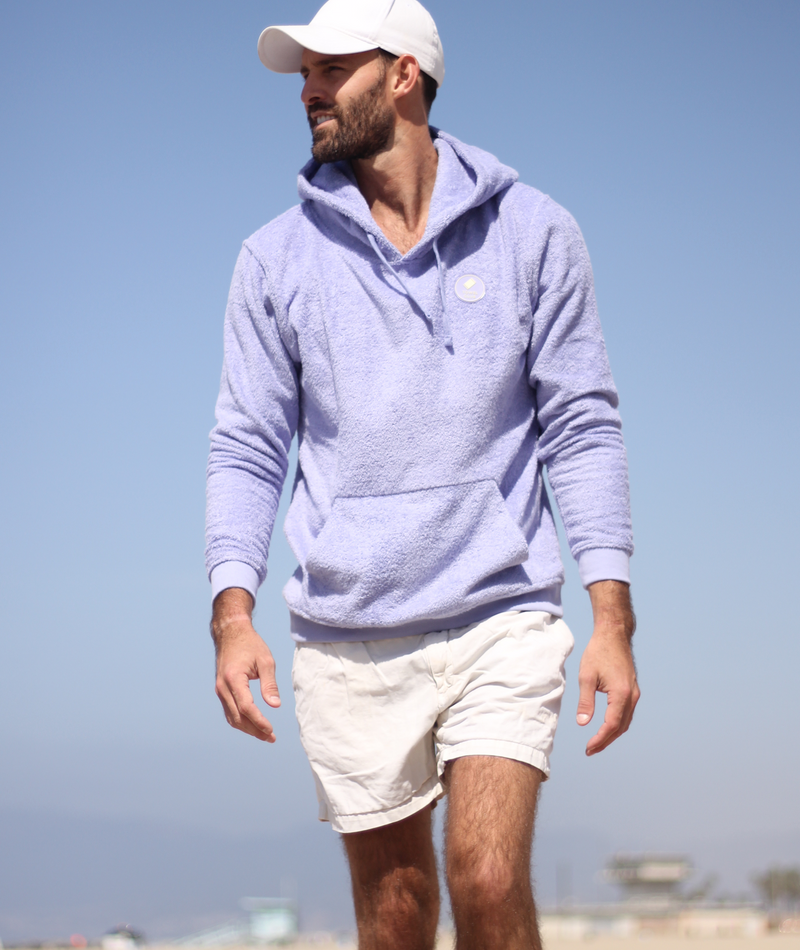Towel Hoodie Soft Violet